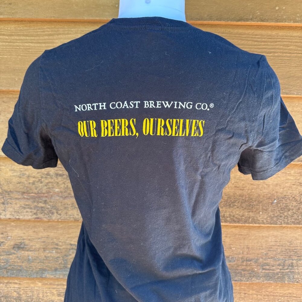 North Coast Brewing Co. "Our Beers Ourselves" Black Graphic Tee XL Bella - Picture 8 of 9